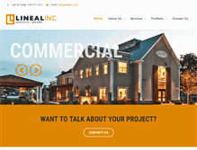 Tablet Screenshot of linealinc.com